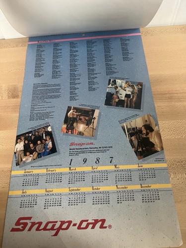 Vintage 1987 SNAP-ON TOOLS Collectors Edition Pinup Girl Badeanzug Kalender - Bild 8 von 10