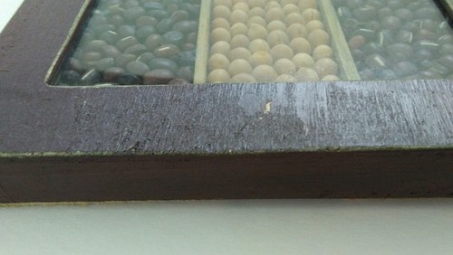 "Caja de sombra de madera con tema de bandera americana primitiva montable en pared 11 3/4x5,5" - Imagen 7 de 7