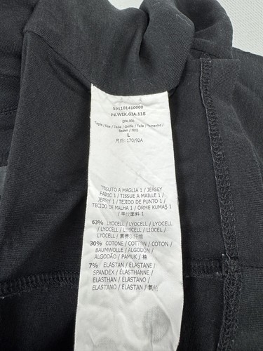 Weekend Max Mara Black Lightweight Stretch Two Button Formal Blazer Jacket Sz L - Picture 18 of 19