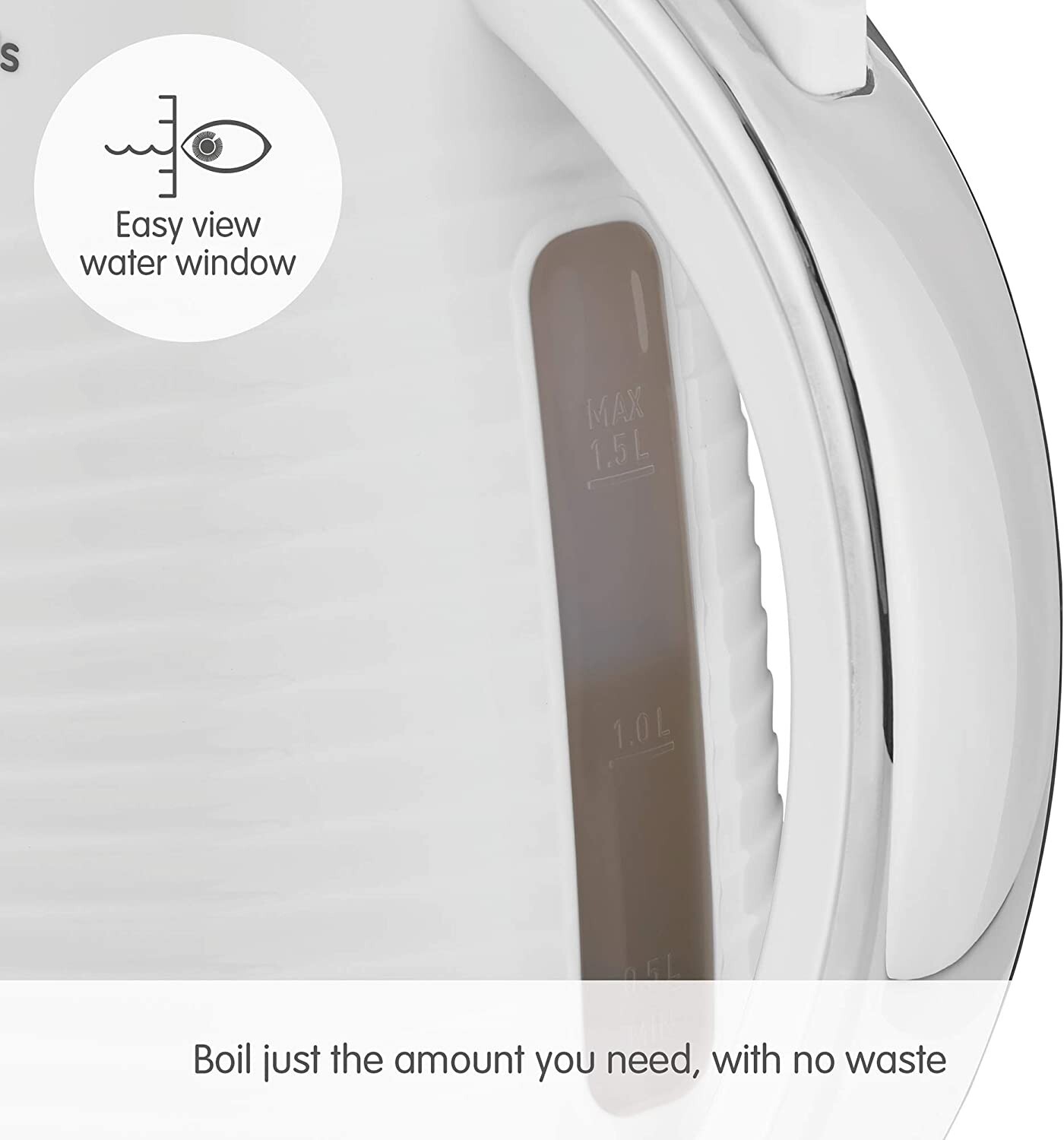 Morphy Richards 108269 Jug Kettle Dune, Plastic, 3000 W, 1.5 liters, White New eBay