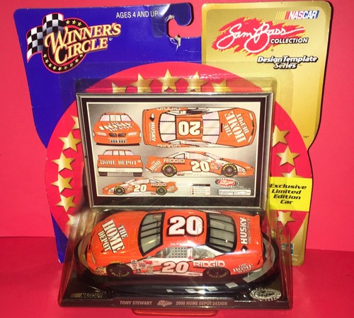 WINNER'S CIRCLE TONY STEWART 2000 HOME DEPOT DESIGN TEMPLATE LIMITED EDITION - Picture 1 of 2