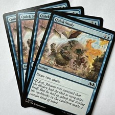 x4 Quick Study WOE MTG 65 COMMON M/NM 4x Playset