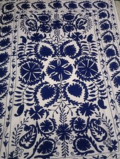 Cotton suzani woolen embroidery for bed, tablecloth,Wall hanging