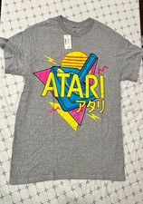 NEW WITH TAGS Atari Graphic Tee Shirt Kid  s Size S Gray
