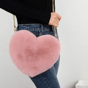 Bolso bandolera de piel sintética con forma de corazón para mujer #Khaki Bolso bandolera de piel sintética con forma de corazón para mujer #Khaki