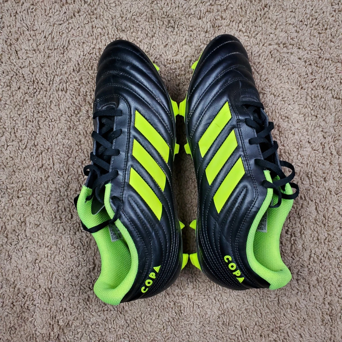 Adidas Copa 19.4 FG BB8091 Soccer Cleats Futbol Black Men s 9.5