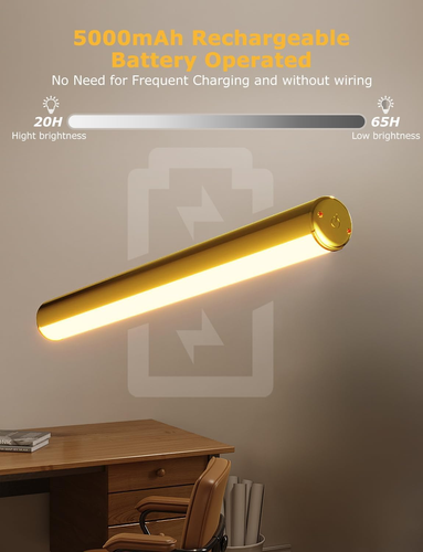 Picture Light Battery Operated, 13In Wireless Art Light for Paintings, Dimmable - Bild 5 von 12