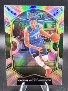 2020-21 Select Giannis Antetokounmpo Concourse Silver Prizm #54 Bucks