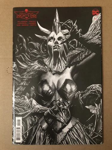 Knight Terrors: Night's End #1 (2023) 1:100 Mico Suayan B&W Variant - NM Unread!