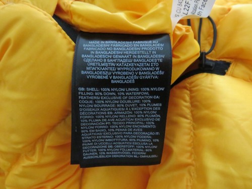 Mens The North Face Summit Down (L3) Breithorn Insulated Climbing Jacket Gold - Picture 14 of 15