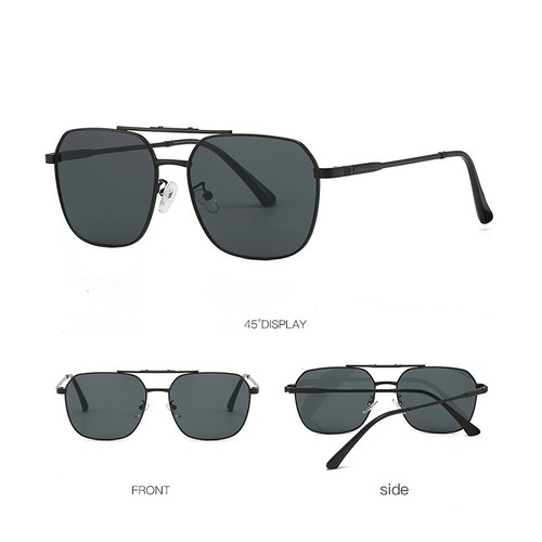 Men Metal Square Sunglasses Classic Outdoor Driving Traveling Glasses UV400 New - Picture 16 of 22