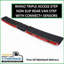 Citroen Relay 2018 to 2021 Rhino Triple Access Step Black Connect+ Sensors