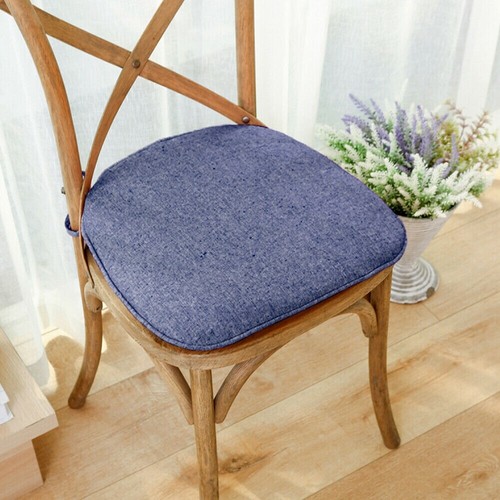 Cushion Seat Pad Soft Tie On Dining Office Pillow Foam Mat Strap Home Decor - Picture 7 of 18