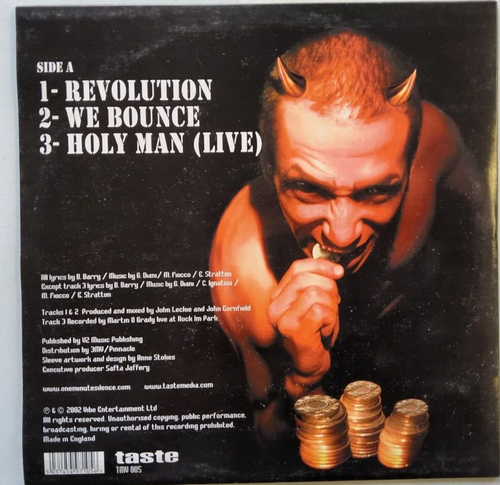One Minute Silence - Revolution 10" vinyl record NU Metal MINT rock black - Picture 2 of 8