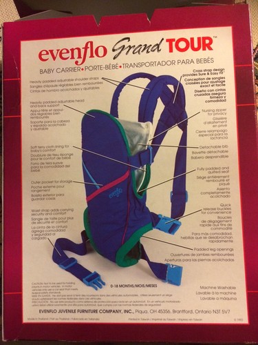 Evenflo grand tour baby carrier - Picture 3 of 4