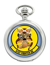 61st Fighter Squadron USAF Pocket Watch