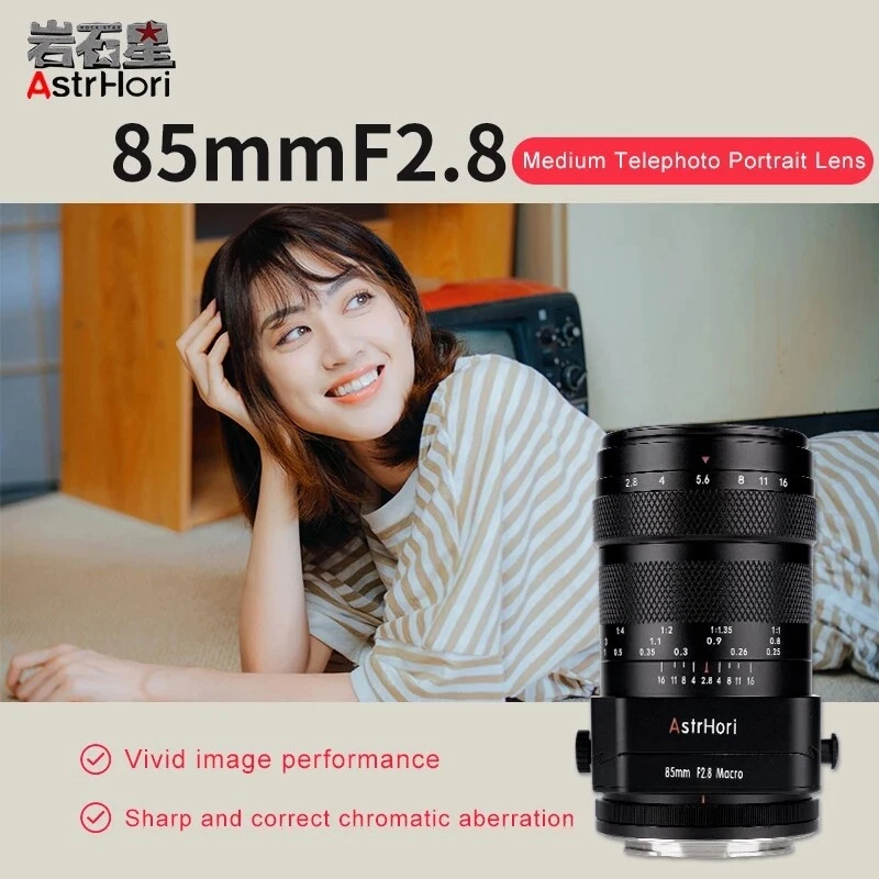 AstrHori 85mm F2.8 Tilt Shift Macro Lens Full Frame for Nikon Sony Canon Sigma L - Image 4 of 4