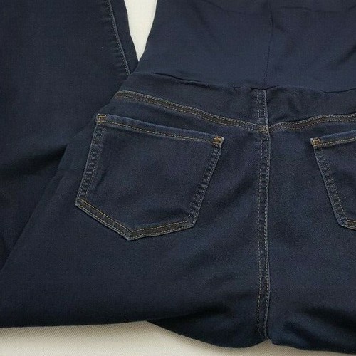 Pantalones de mezclilla elásticos azules medianos Bella Vida para mujer con panel abdominal ajustados - Imagen 11 de 12