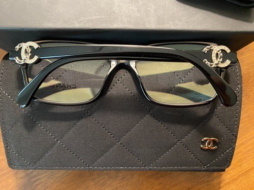 CHANEL Brille Brillengestell CH3419QB 622 54mm Schwarz Eckig - Bild 8 von 11