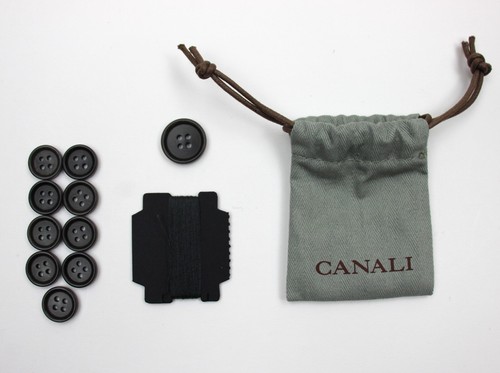 Canali Sport Coat 40 R (50 EU) Mens Charcoal Grey Plaid Wool Blazer NWT $1795 - Picture 10 of 13