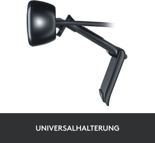 Logitech Webcam, HD 720p, 60° Sichtfeld, Fester Fokus, Belichtungskorrektur - Bild 5 von 7