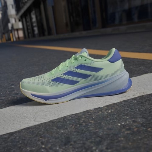 Men Adidas Supernova Rise Running Shoes Size 11.5 Green Silver Grey Blue ID2779 - Picture 13 of 24