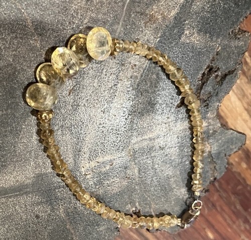 Gorgeous Citrine Beaded Bracelet - Picture 3 of 16