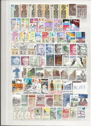 FÄRÖER - BRIEFMARKENSAMMLUNG POSTFRISCH ** / POSTFRISCH 1950er bis 1999