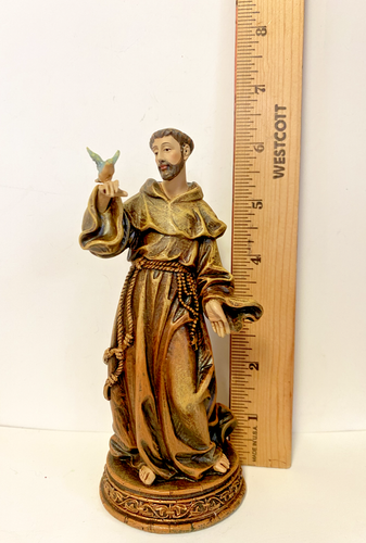Estatua pequeña de San Francisco de Asís 6,25", nueva #AB-125 - Imagen 4 de 4