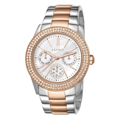 Esprit Damen Uhr Armbanduhr Peony Edelstahl Bicolor ES103822016-1 - Bild 1 von 2