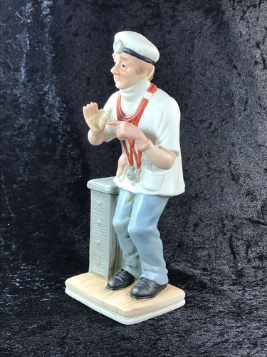 Lefton Porzellan Arzt Figur Verletzter Finger #07494 Vintage 1990