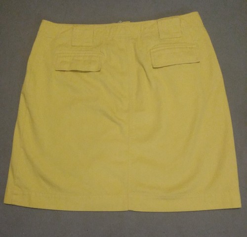J CREW YELLOW SKIRT Size 10 Cotton - Picture 9 of 10