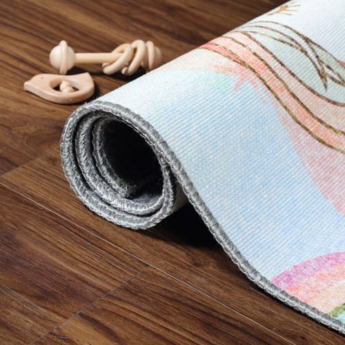 Unicorn Non-Slip Kids Playroom Nursery Washable Indoor Area Rug - Picture 15 of 15