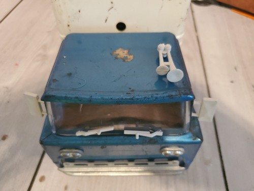 1960 Rare Vintage Structo AA Sky Chef Airlines Box Scissor Truck Original - Picture 2 of 11