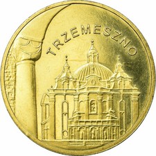 [#589532] Coin, Poland, City of Trzemeszno, 2 Zlote, 2010, Warsaw, AU(55-58), Br