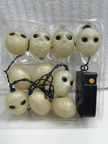 TOTALLY GHOUL SET OF 10 MUSICAL HALLOWEEN LIGHTS - INDOOR - BLINK MASK TO MASK - Picture 3 of 3