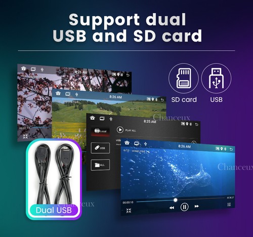 9"Android 13 Autoradio Carplay GPS SAT Navi DAB For Chrysler Grand Voyager 11-15 - Bild 12 von 12