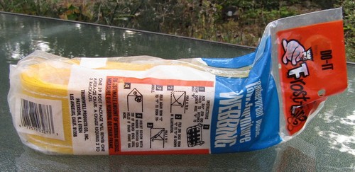 (1) Do It Yourself Frost King Weatherproof Plastic Lawn Furniture WEBBING Yellow - Picture 2 of 2