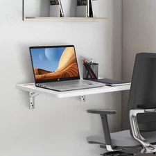 Uimoso Wall Mounted Folding Table Wall Mount Drop Leaf Tables 23.6" x 15.6"