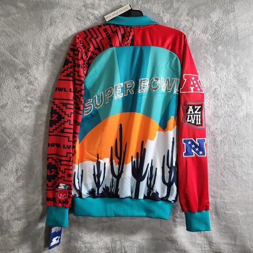 Starter Red Michael Strahan NFL Super Bowl LVII Embroidered Track Jacket Gr. XXL - Bild 2 von 14