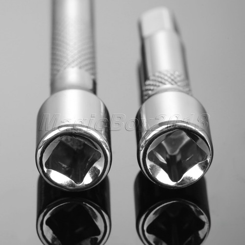 Durable Drive Ratchet Socket Wrench Extension Bar Rod Chrome Vanadium Steel 1/4" - Picture 5 of 14