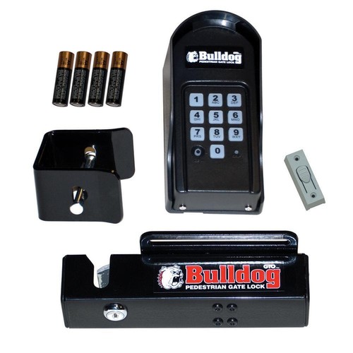 Automatic Pedestrian Gate Opener Remote Bulldog FM145 with Keyed Manual Release - Picture 1 of 14