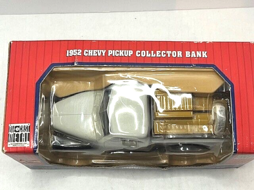 Sears Hardware Diecast Metal Bank 1952 Chevy Pickup Truck #94860 LE - Nuovo con scatola - Foto 6 di 13
