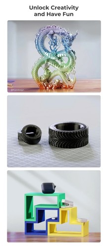 3D Printer 250mm/s-500mm/s Direct Extruder Auto Load Filament CR Touch Silent - Picture 18 of 26