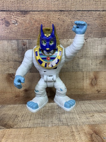 Imaginext Power Rangers Mummy King Action Figure Egyptian Mask Reveal