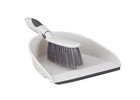 Superio Brush and Dustpan Set, Rubber Edge for Easy Dirt Pickup