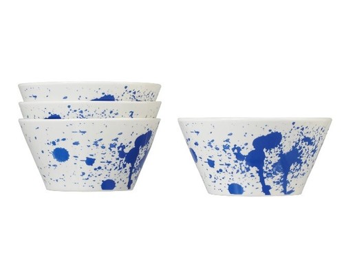 Servapetit Bowl Set Modern Cobalt Splash Pattern 23oz SHIPS SAME DAY Soup Salad - Bild 4 von 5