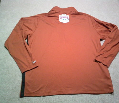 University of Texas Longhorns Football Track Suit Mens 2XL Nike 2012 Valero Bowl - Picture 5 of 22