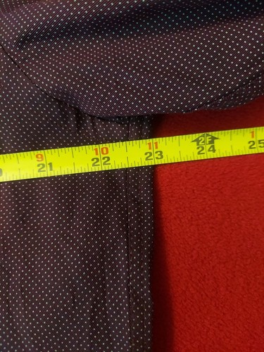 Michael Kors Slim Fit Button Down Long Sleeve Shirt Men's Large Burgundy... - Picture 8 of 11