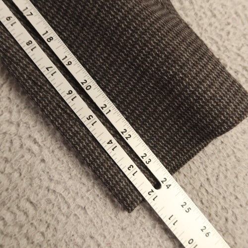 VINTAGE Tweed Jacket M Black Gray Houndstooth Check 100% Wool Blazer 40R - Picture 14 of 14